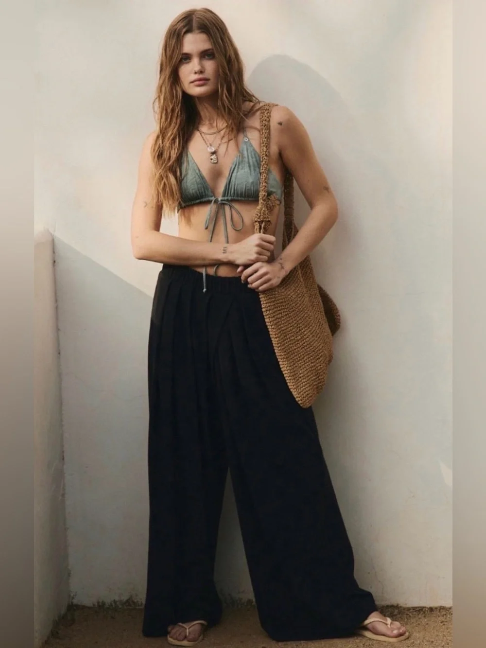FREE PEOPLE Sloane Wide-Leg Pants